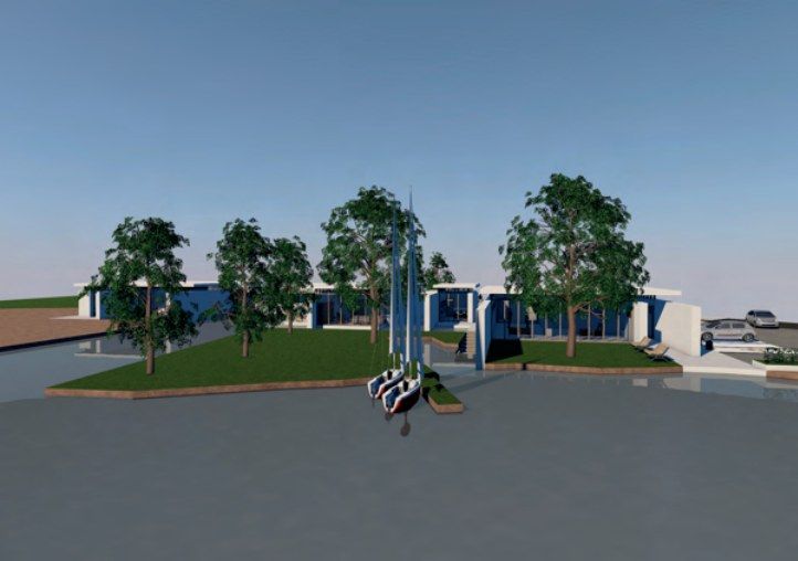 Vista aerea del progetto
