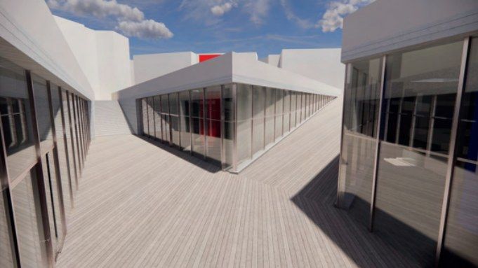 Vista esterna di progetto